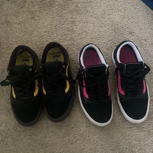 Two Vans Old Skool BMX